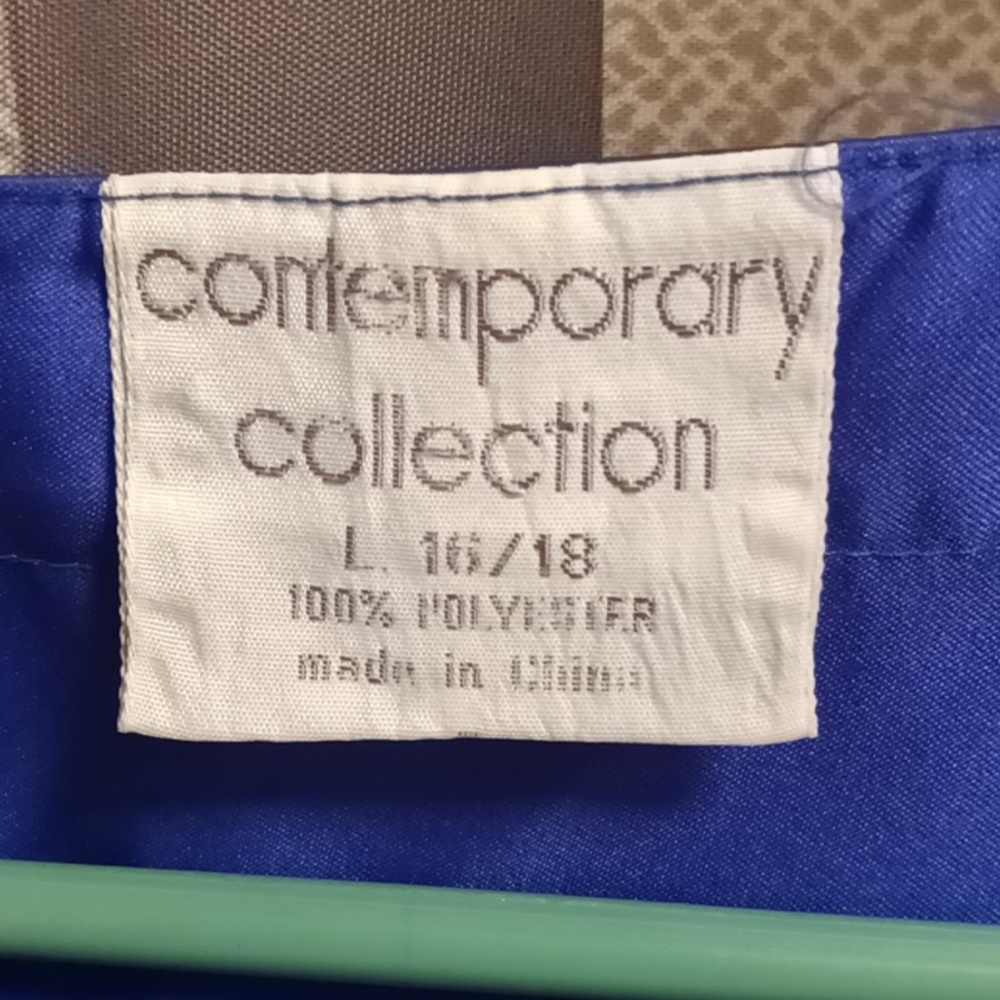Contemporary Collection purple pleated front quarter sleeve blouse Sz Lrg 16/18